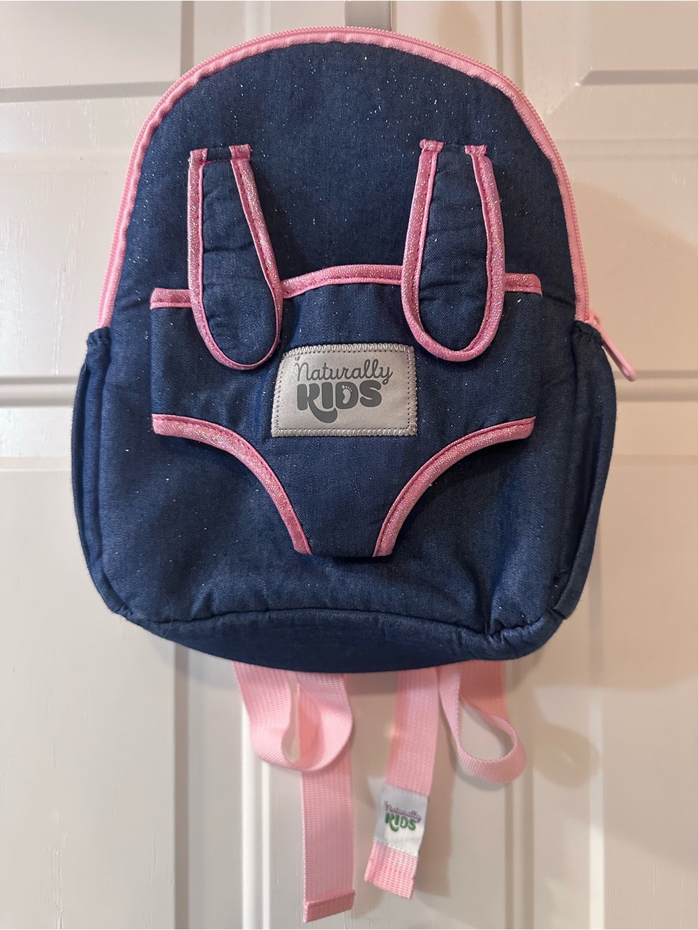 Navy and Pink Toddler Backpack